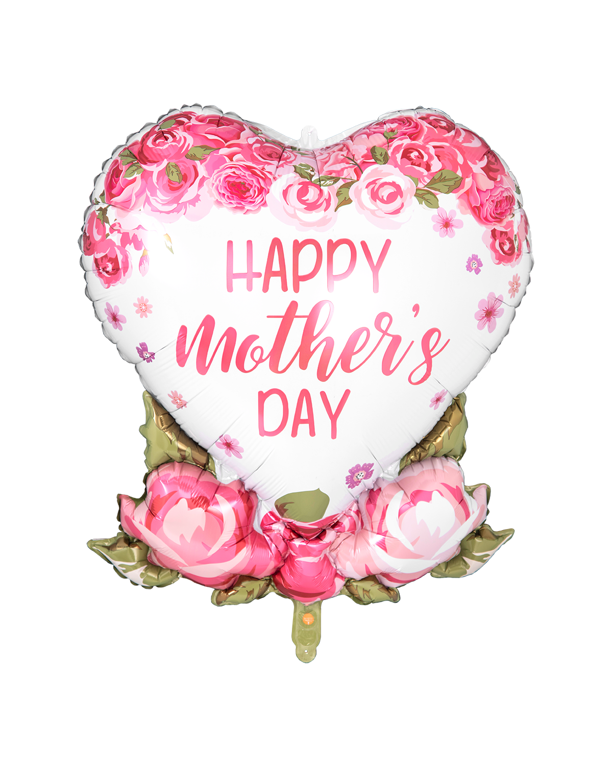 Party America 36" Happy Mother's Day Pink Flowers Heart Bouquet-Flat