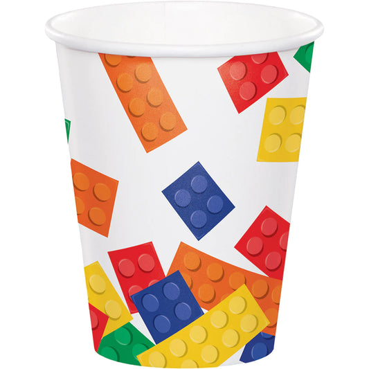 Block Party 9oz Paper Cups 8ct