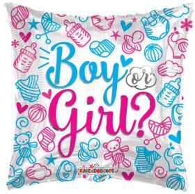 ConverUSA 18" Gender Reveal Boy Or Girl balloon