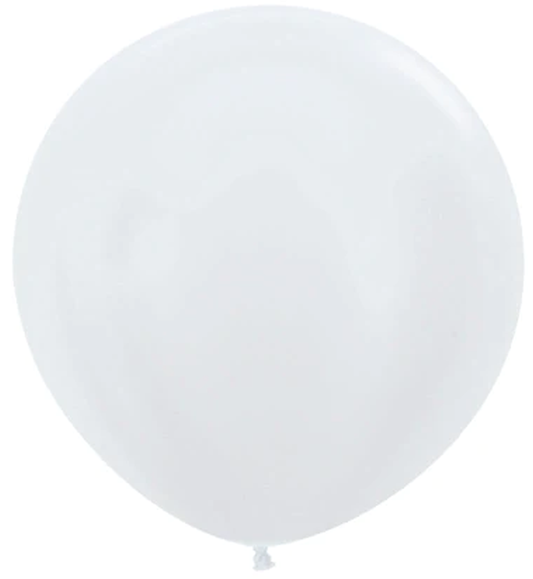 Betallatex 24" Pearl White Latex Balloons