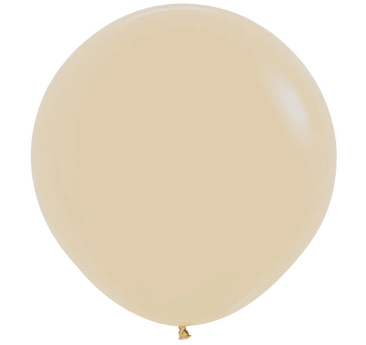 Betallatex 18" Deluxe White Sand Latex Balloons 25ct