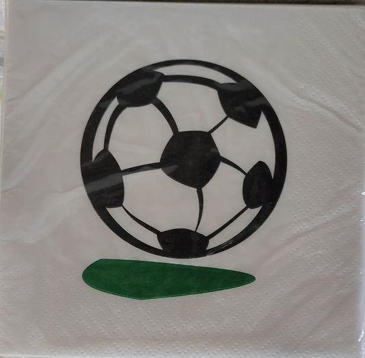 Team Sports Soccer Lunch Napkins 16ct