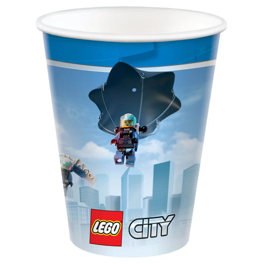 Lego City 9oz Paper Cups 8ct