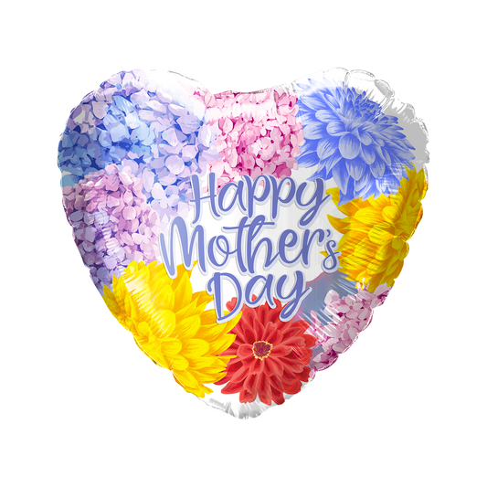 Party America 18” Happy Mother’s Day Flowers Balloon Pack of 50