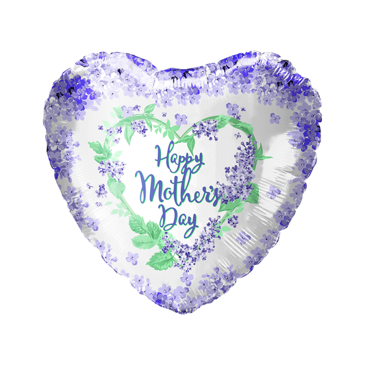Party America 18” Happy Mother’s Day Lavender Flowers Balloon