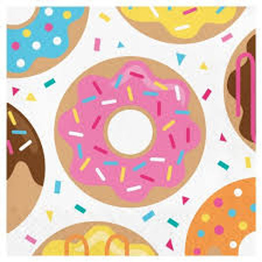 Donut Time Lunchon Napkins 16ct