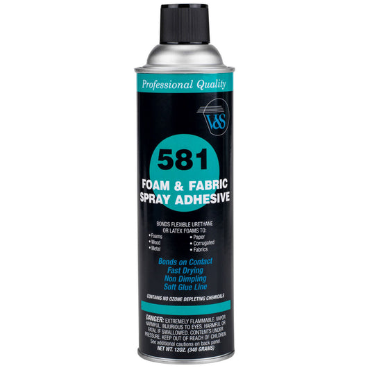 V&S 581 Foam & Fabric Spray Adhesive 12oz