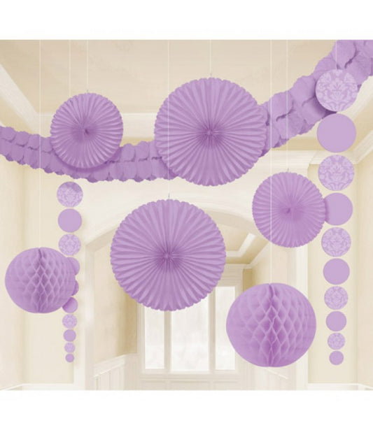 Lavender Room Decoration Kit 9pc