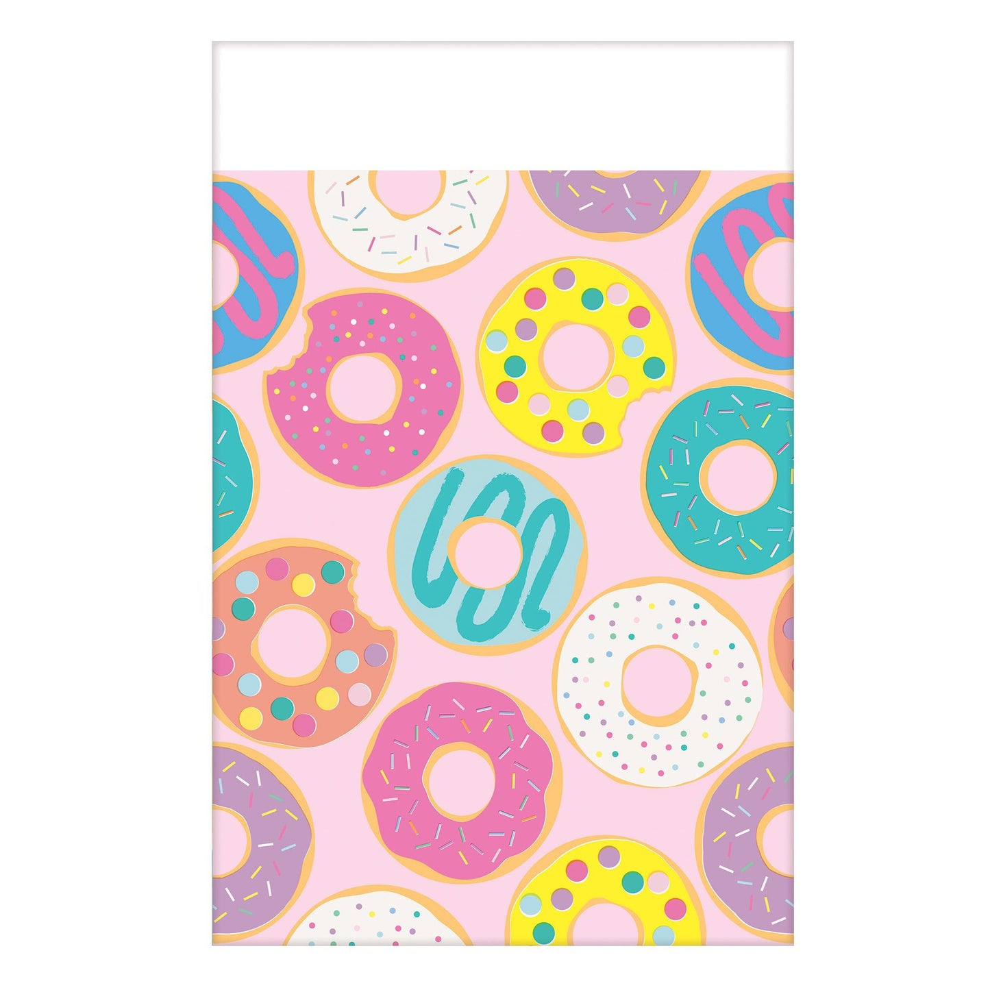 Donut Party Paper Table Cover 1pc