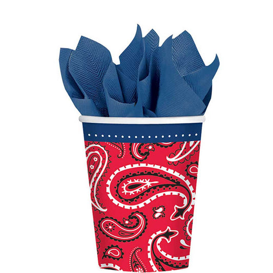 Bandana and Blue Jeans 9oz cup 8ct