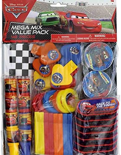 Disney's Cars 48 Piece Favor Pack 48pc