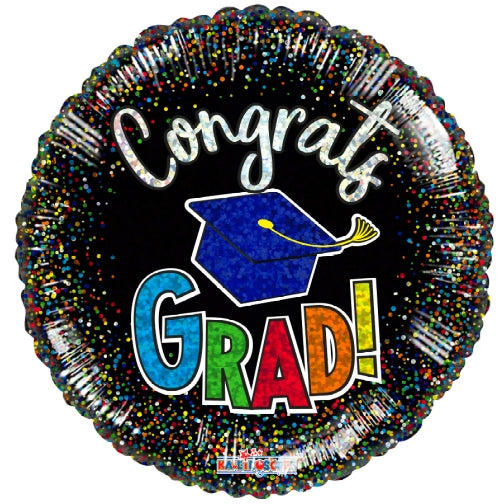 ConverUSA 18" Congrats Grad Cap Balloon-Flat