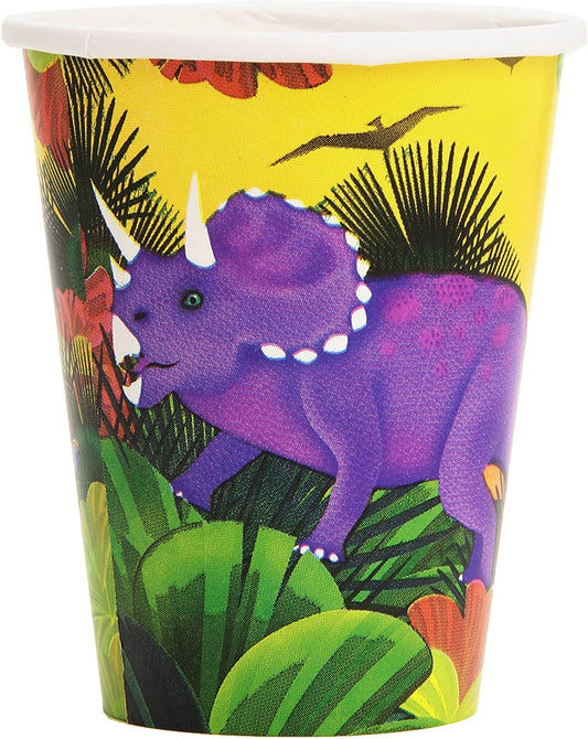 Prehistoric Dinosaurs 9oz Cups 8ct