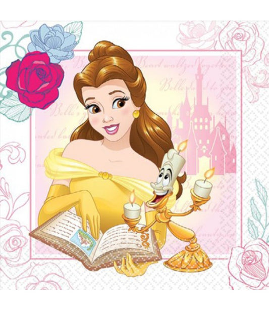 Disney Beauty and the Beast Luncheon Napkins 16ct