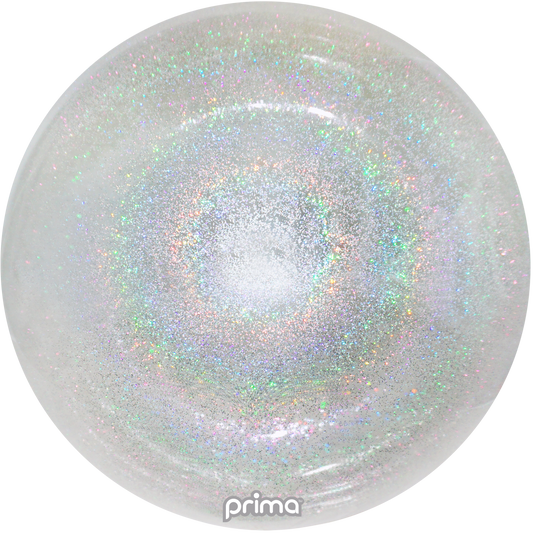 Prima 20” Silver Glitter Sphere Balloon