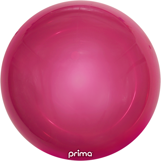 Prima 20” Fuchsia Metallic Sphere Balloon