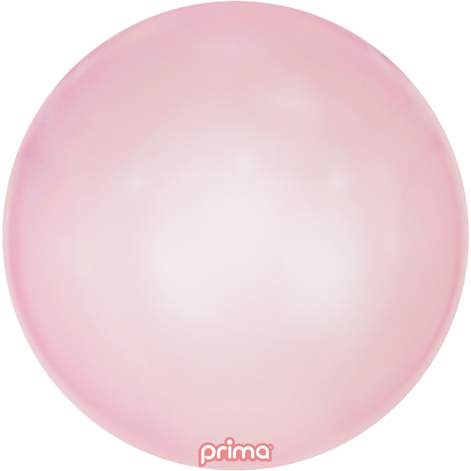 Prima 20” Pink Metallic Sphere Balloon