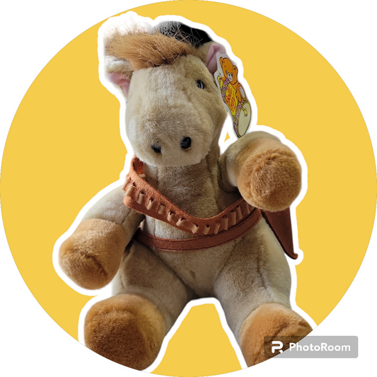 Bell Toys Western Horse with Gun Holsters (Stuffed Animal)