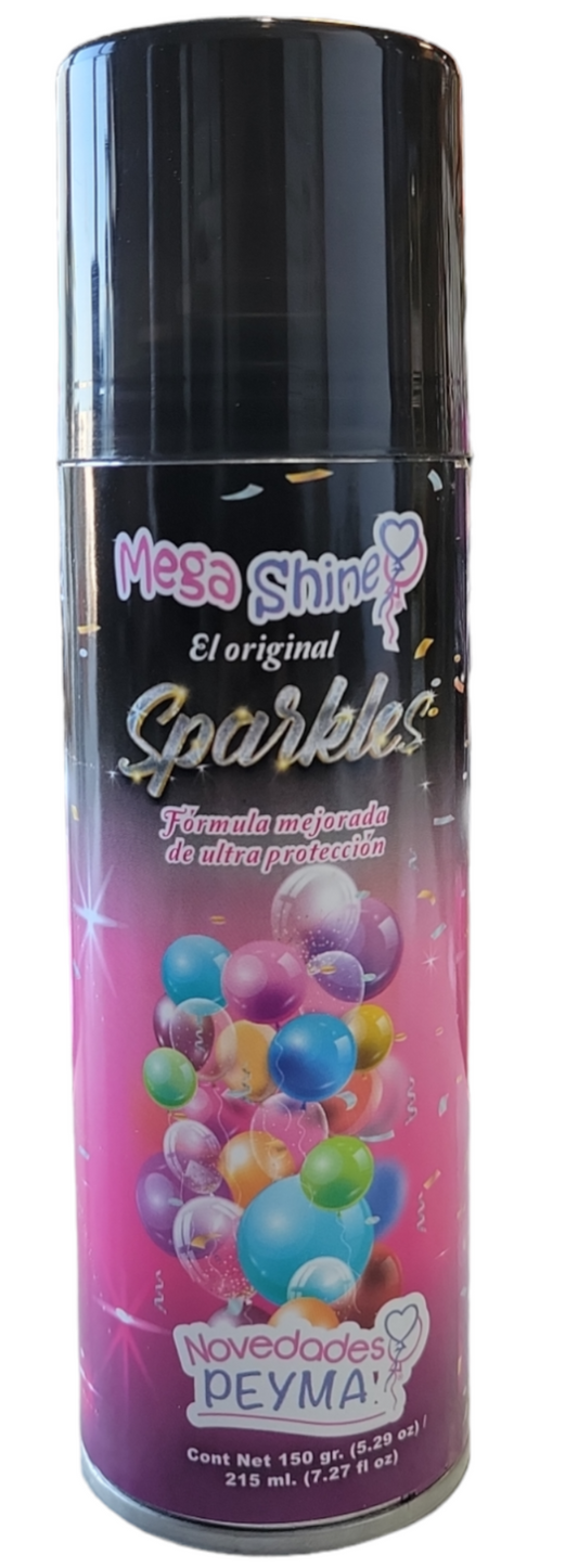 Mega Shine Sparkles Balloon Spray