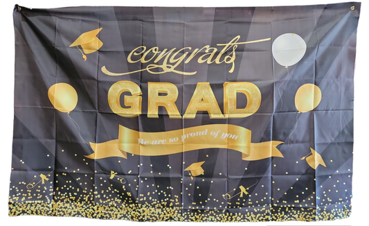 Winner Party We Are So Proud Of You Grad Cloth Banner