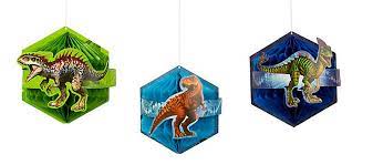 Jurassic World Honeycomb Decorations 3pc