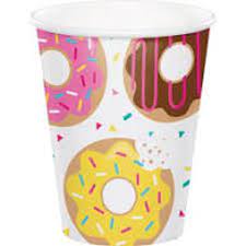 Donut Time 9oz Paper Cups 8ct