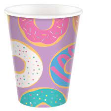 Donut Party 9oz Cups 8ct