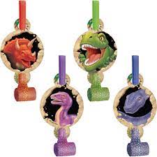 Dinosaur Party Blowers 8ct