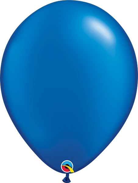 Qualatex 11" Latex Pearl Sapphire Blue 100ct
