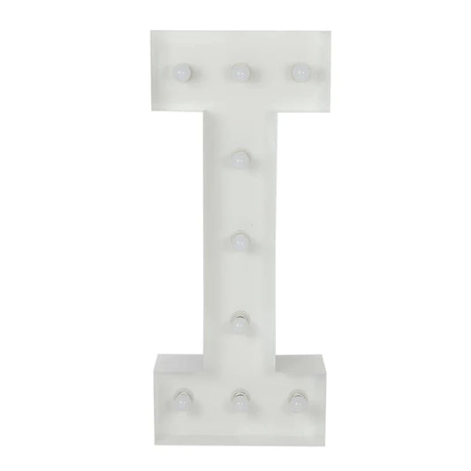 Marquee 4ft Tall Metal B Letter With White Lights