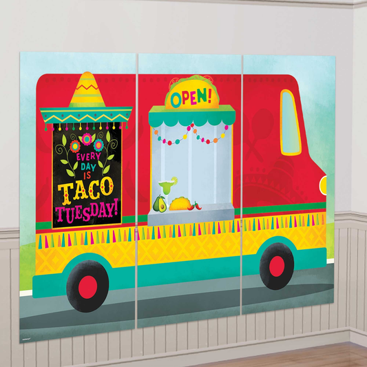 Taco Truck Wall Scene Setter