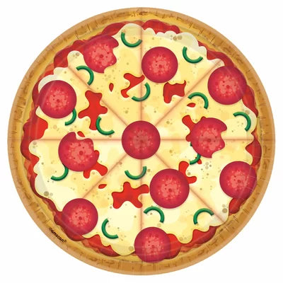 Pizza Party 9" Lunch Plates 8ct