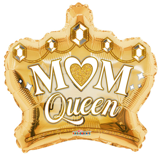 ConverUSA 18" Mom Queen Crown Balloon-Flat