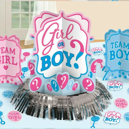Gender Reveal Baby Shower Table Decorating Kit – Winner Party