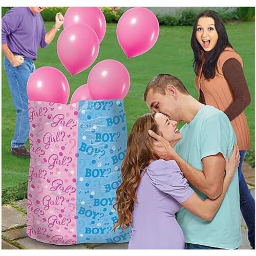 Gender Reveal Girls Balloon Release Bag-8 Pink Balloons