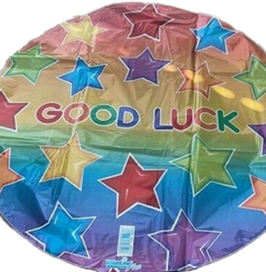 ValueLine 18" Good Luck Colorful Stars Balloon