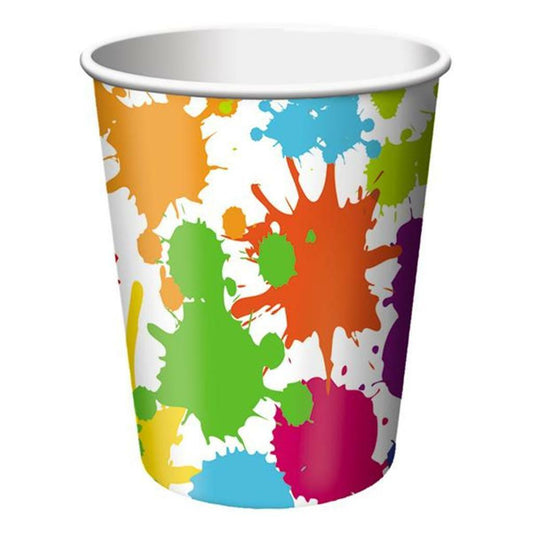 Art Party 9oz Paper Cups 8ct