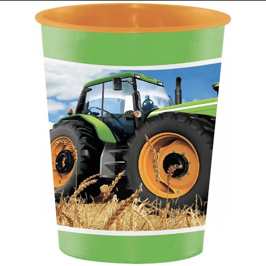 Tractor Time 16oz Plastic Cup