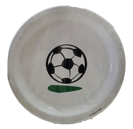 Team Sports Soccer 9in Plates 8ct