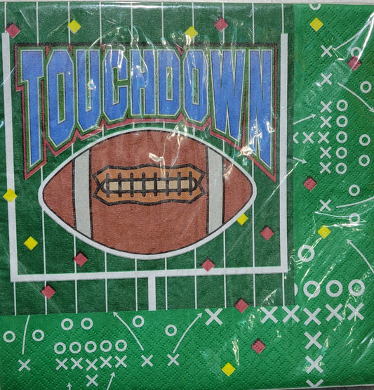 Football Playbook Lunch Napkins 16ct