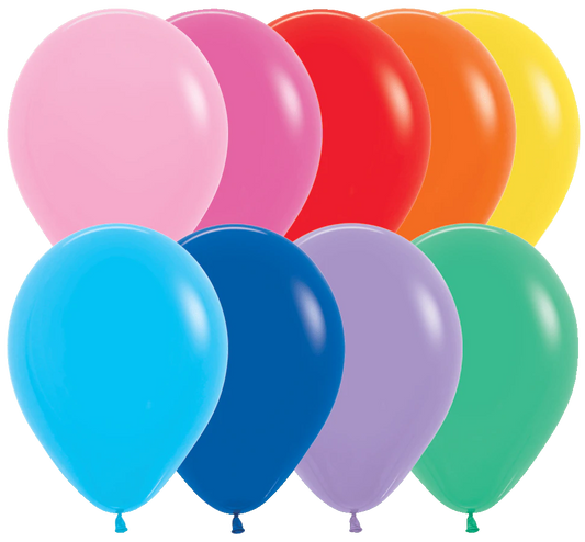 Betallatex 5" Latex Balloon - Fashion Assortment - 100ct