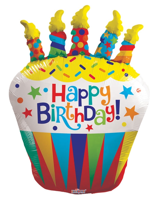 ConverUSA 36" Happy Birthday Cake Balloon