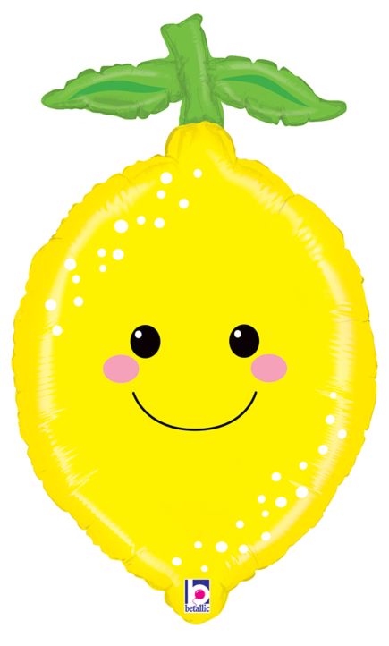 Betallic 28" Lemon Foil Balloon