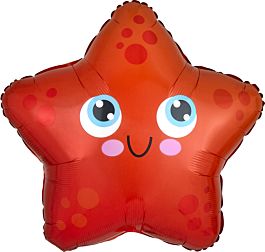 Anagram 17" Starfish Foil Balloon 1ct