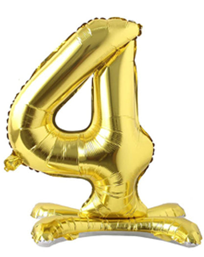 28" Gold  Standing Foil Balloons