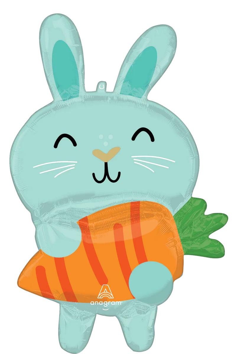 Anagram 34" Minty Bunny with Carrot