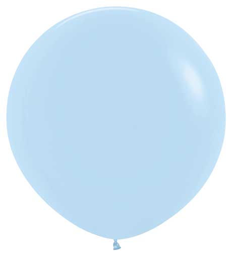 Betallatex 36" Pastel Matte Blue Latex Balloon  10ct