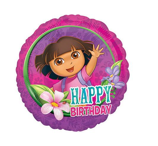 Anagram 18" Happy Birthday Dora the Explorer Balloon