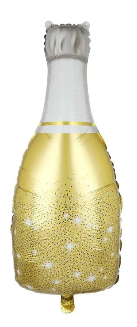 Winner Party 36" Gold Champagne Bottle Balloon