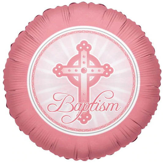 Conver USA 18" Baptism Pink Balloon